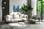 Aquatic Symphony of Color sealife canvas print, on wall, lifestyle preview