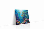 Aquatic Symphony of Color sealife canvas print, gallery-wrapped, ready to hang