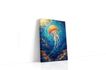 Celestial Drift sealife canvas print gallery-wrapped portrait canvas studio shot