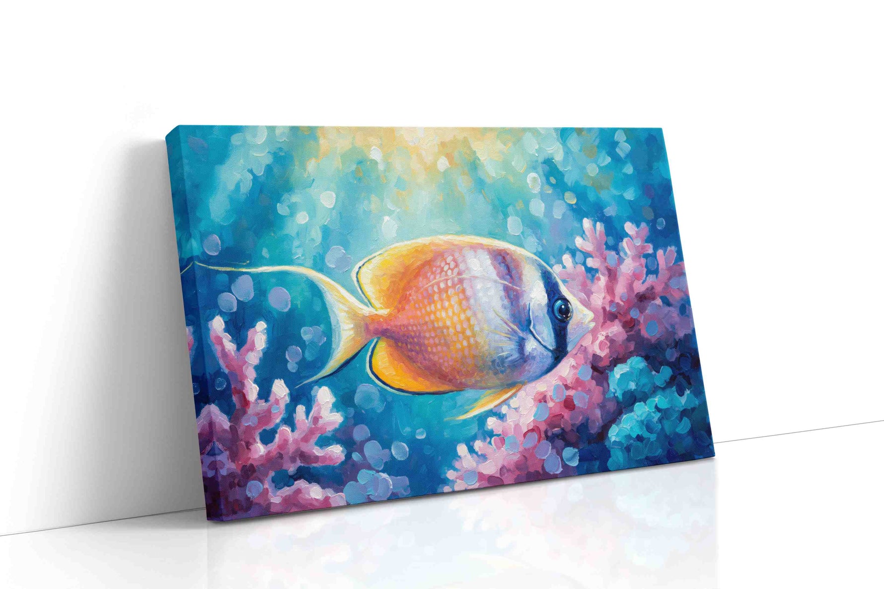 Coral Kingdom Majesty sealife canvas print, gallery-wrapped, ready to hang