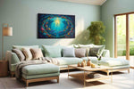Dancing in the Deep – sealife canvas wall art, gallery-wrapped, ready to hang