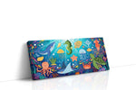 Dreamy Underwater Carnival sealife canvas print, gallery-wrapped, ready to hang