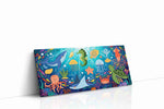 Dreamy Underwater Carnival sealife canvas print gallery-wrapped landscape canvas studio shot