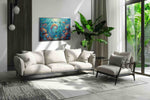 Eternal Dance of the Reef sealife canvas print, on wall, lifestyle preview