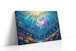 Ethereal Dance of the Deep III sealife canvas print gallery-wrapped landscape canvas studio shot