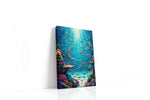 Ethereal Ocean Dance sealife canvas print gallery-wrapped portrait canvas studio shot
