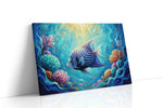 Ethereal Ocean Symphony II sealife canvas print gallery-wrapped landscape canvas studio shot