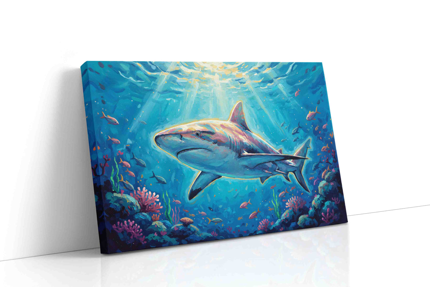 Guardian of the Abyss sealife canvas print, gallery-wrapped, ready to hang