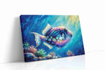 Mystical Depths of the Reef sealife canvas print gallery-wrapped landscape canvas studio shot