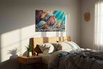 Ocean's Secret Dweller – sealife canvas wall art, gallery-wrapped, ready to hang