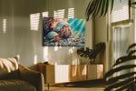 Ocean's Secret Dweller sealife canvas print, on wall, lifestyle preview