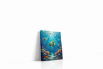 Radiance Beneath the Waves sealife canvas print, gallery-wrapped, ready to hang