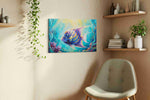 Rainbow Reef Majesty – sealife canvas wall art, gallery-wrapped, ready to hang