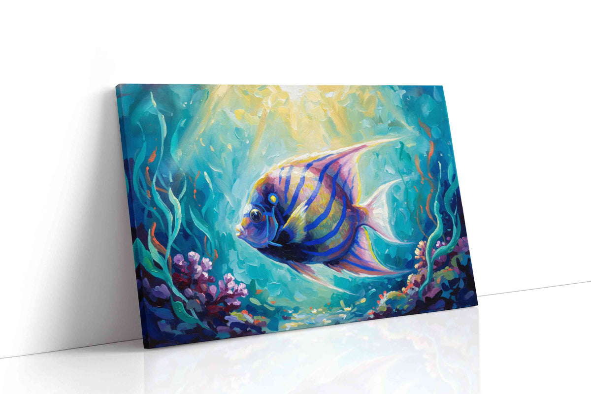 Rainbow Reef Majesty sealife canvas print gallery-wrapped landscape canvas studio shot