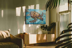 Sea Serenade Symphony – sealife canvas wall art, gallery-wrapped, ready to hang