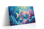 Vibrant Reef Dreamscape sealife canvas print gallery-wrapped landscape canvas studio shot