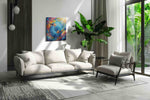Vibrant Whirl of the Deep sealife canvas print, on wall, lifestyle preview