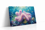 Whispers of the Coral Kingdom sealife canvas print, gallery-wrapped, ready to hang