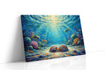 Whispers of the Deep II sealife canvas print, gallery-wrapped, ready to hang