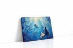 Whispers of the Deep III sealife canvas print gallery-wrapped landscape canvas studio shot