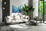 Whispers of the Deep III sealife canvas print in a hung canvas mockup