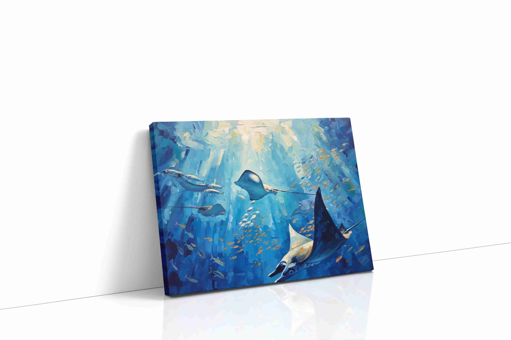 Whispers of the Deep III sealife canvas print, gallery-wrapped, ready to hang