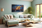 Dynamic Dunk of Determination sports canvas print, hanging on wall