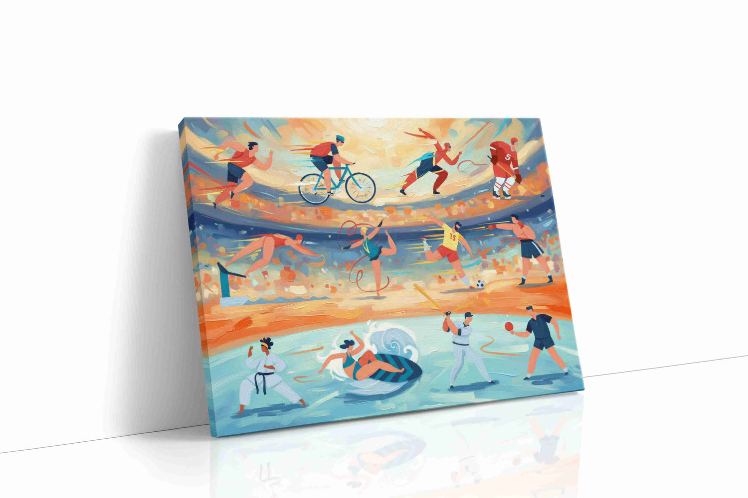 Eternal Motion Sporting Symphony sports canvas print, gallery-wrapped, ready to hang