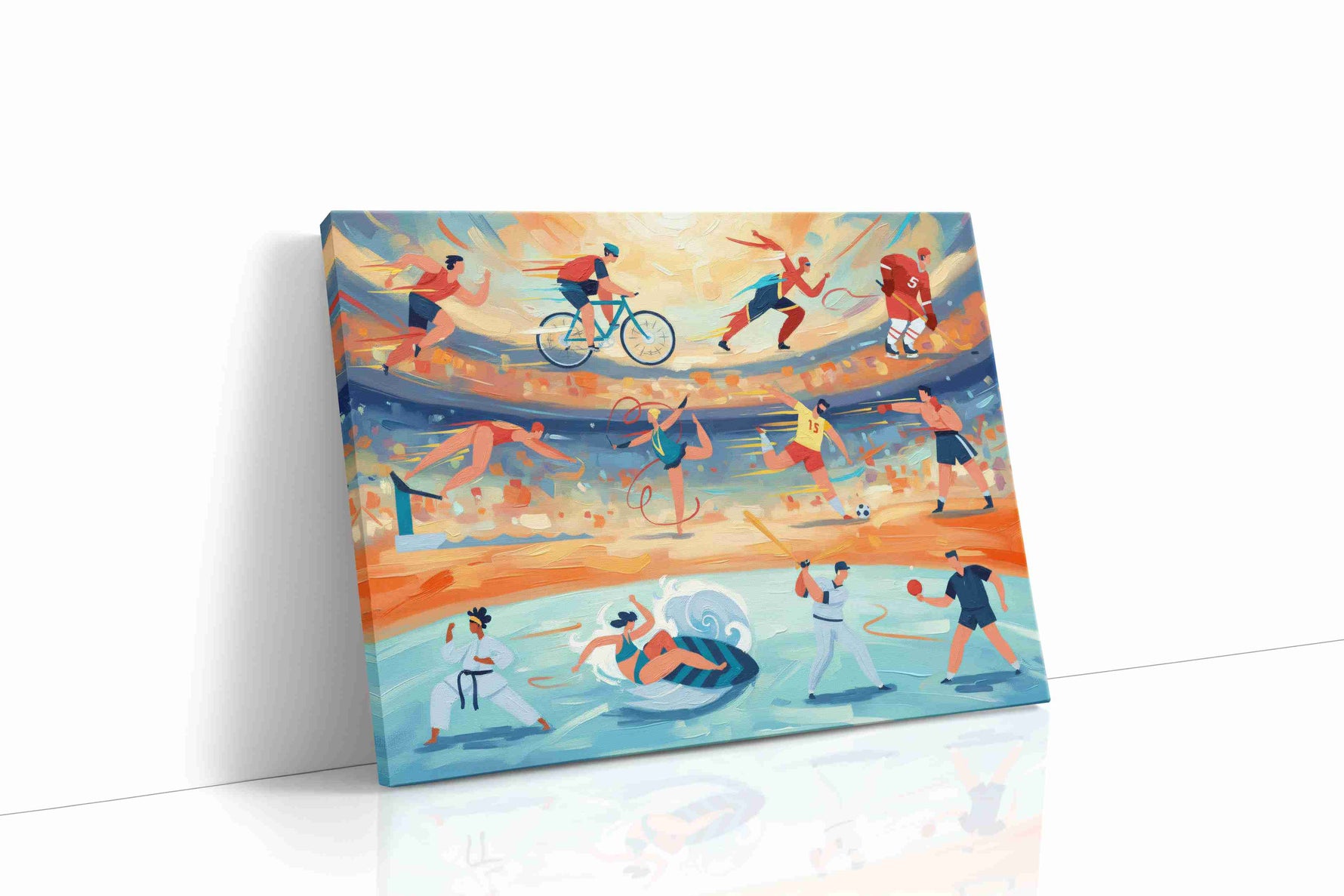 Eternal Motion Sporting Symphony sports canvas print, gallery-wrapped, ready to hang