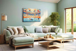 Eternal Motion Sporting Symphony sports canvas print, hanging on wall