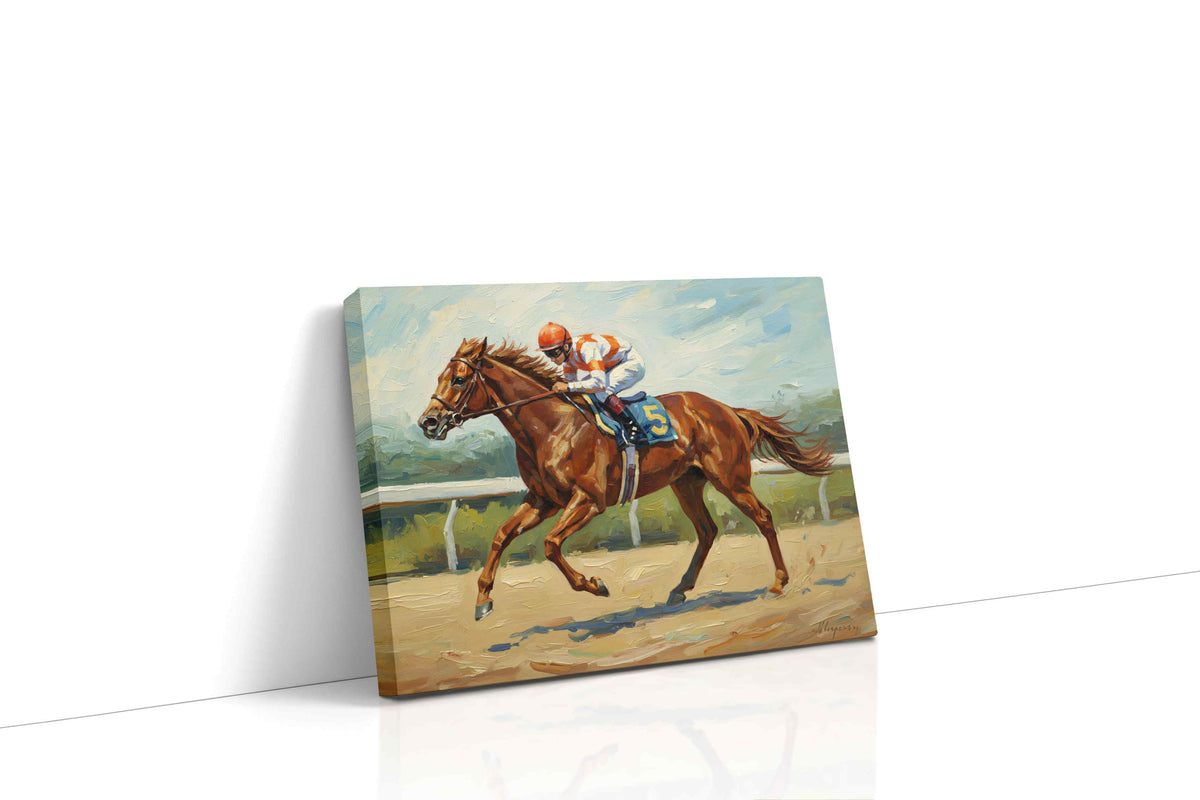 Gallop Towards Glory horses canvas print, gallery-wrapped, ready to hang