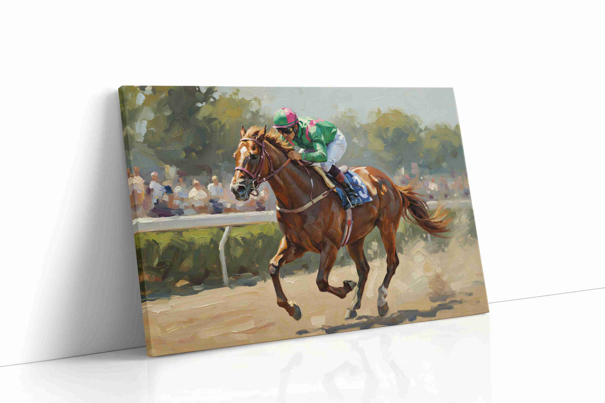 Gallop of Glory II horses canvas print gallery-wrapped landscape canvas studio shot