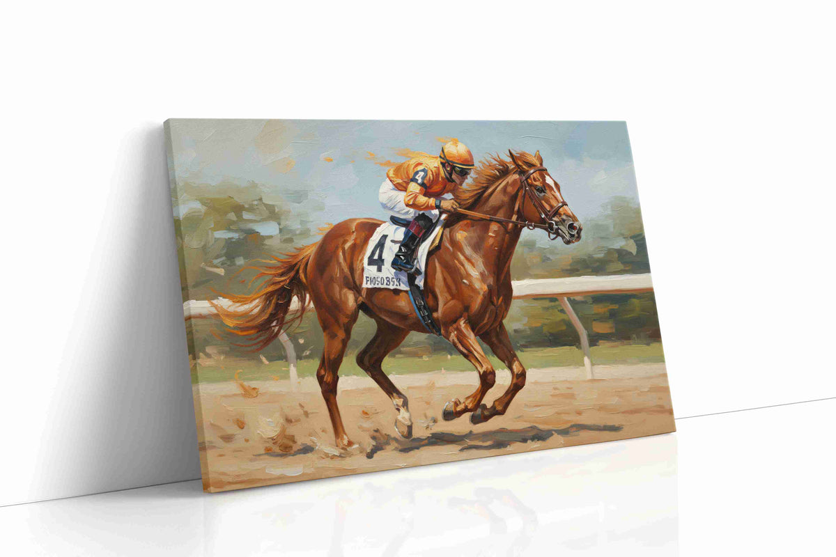 Gallop to Glory horses canvas print, gallery-wrapped, ready to hang