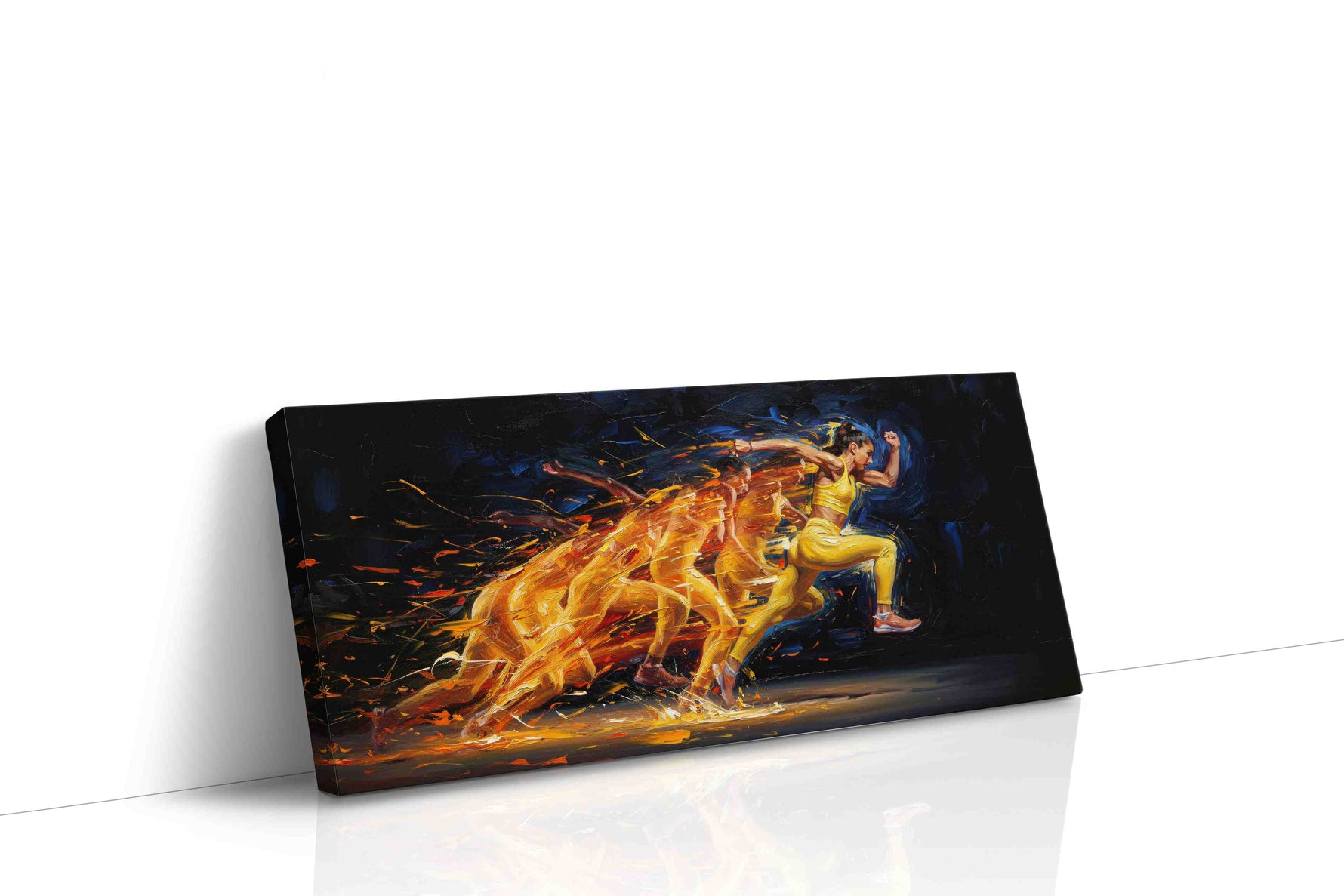 Ignite the Spirit of Flight sports canvas print gallery-wrapped landscape canvas studio shot