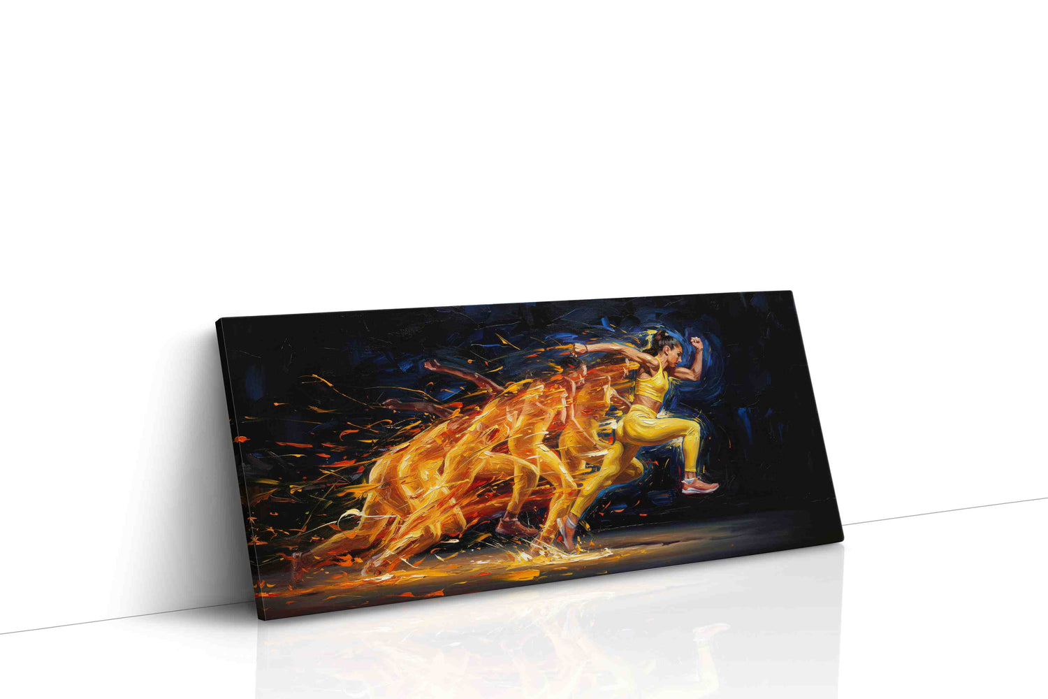 Ignite the Spirit of Flight sports canvas print, gallery-wrapped, ready to hang