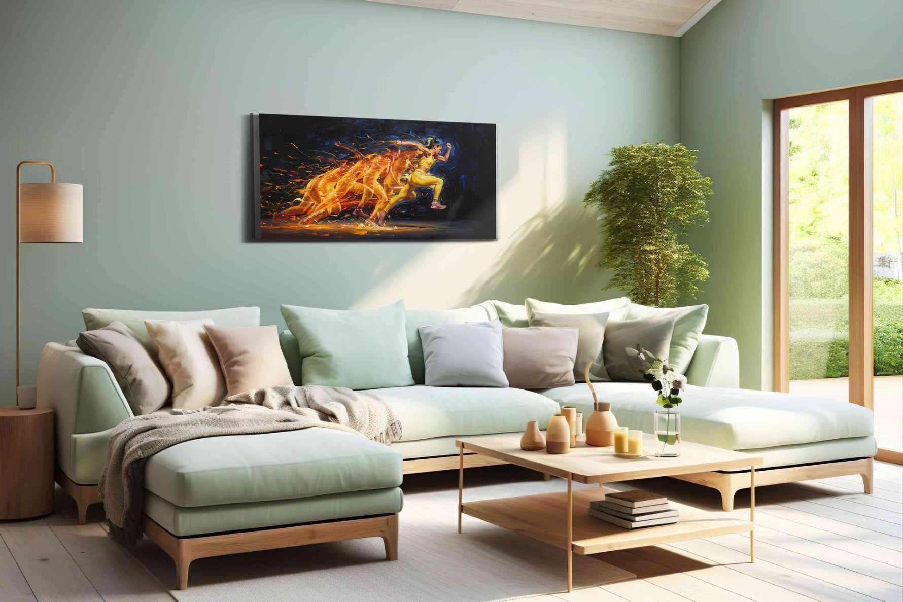 Ignite the Spirit of Flight – sports canvas wall art, gallery-wrapped, ready to hang