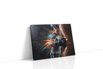 Punching Through Time sports canvas print gallery-wrapped landscape canvas studio shot