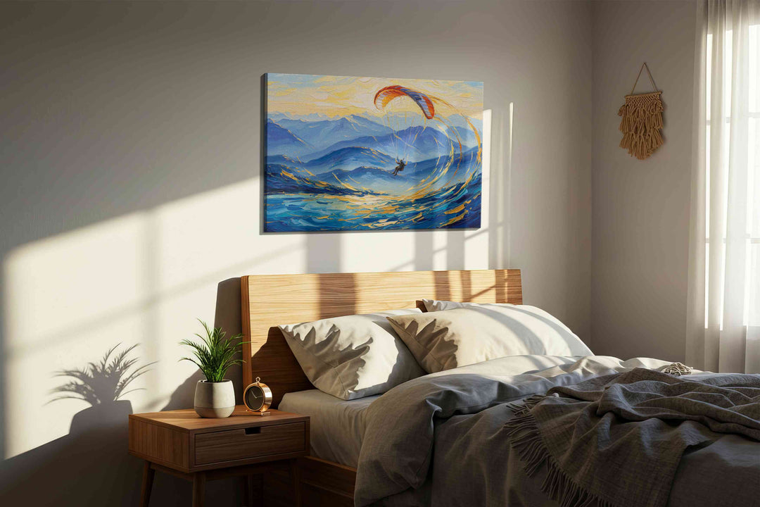 Sky Ballet at Dusk – sports canvas wall art, gallery-wrapped, ready to hang