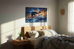 Splash of Determination – sports canvas wall art, gallery-wrapped, ready to hang