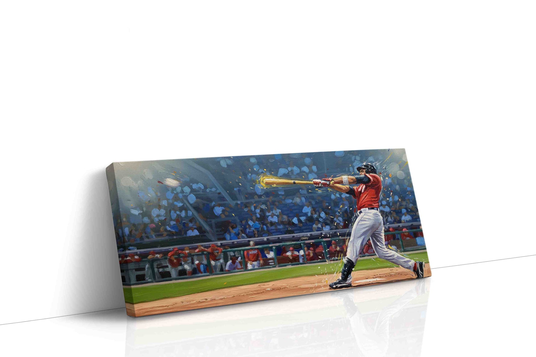The Swing of Triumph sports canvas print, gallery-wrapped, ready to hang