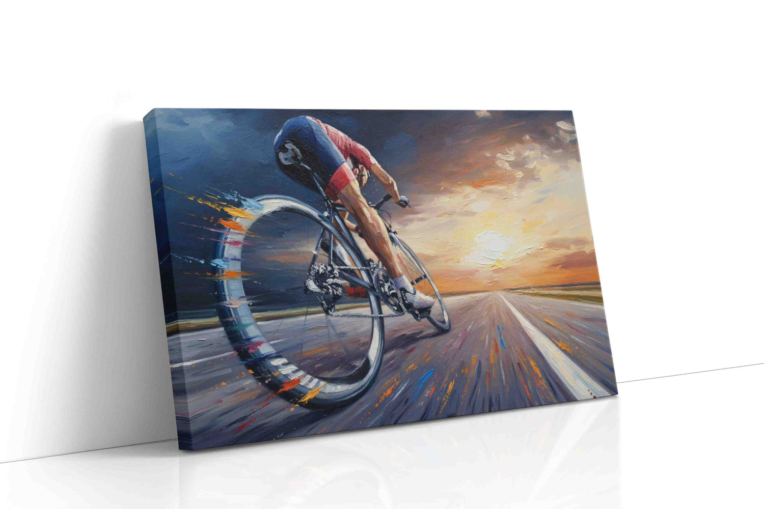 Velocity at Dawn sports canvas print, gallery-wrapped, ready to hang