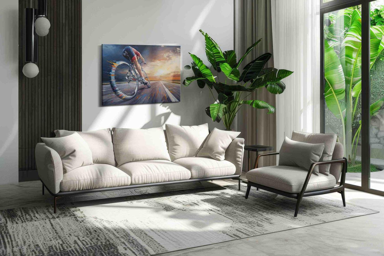 Velocity at Dawn – sports canvas wall art, gallery-wrapped, ready to hang
