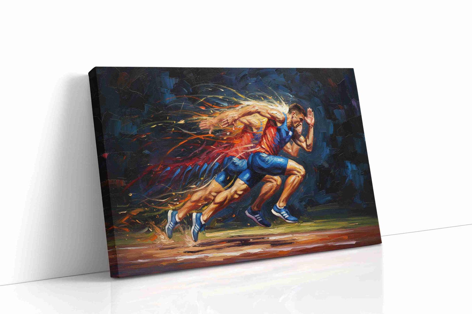 Velocity in Motion sports canvas print, gallery-wrapped, ready to hang