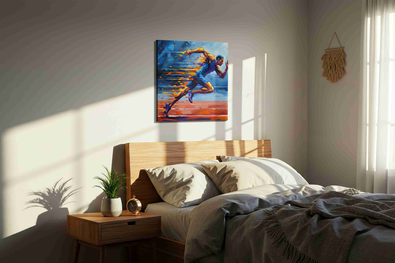Velocity of Dreams – sports canvas wall art, gallery-wrapped, ready to hang