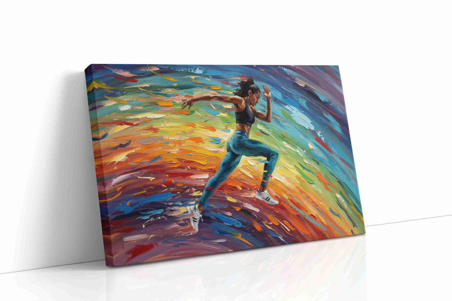 Vivacious Velocity sports canvas print, gallery-wrapped, ready to hang