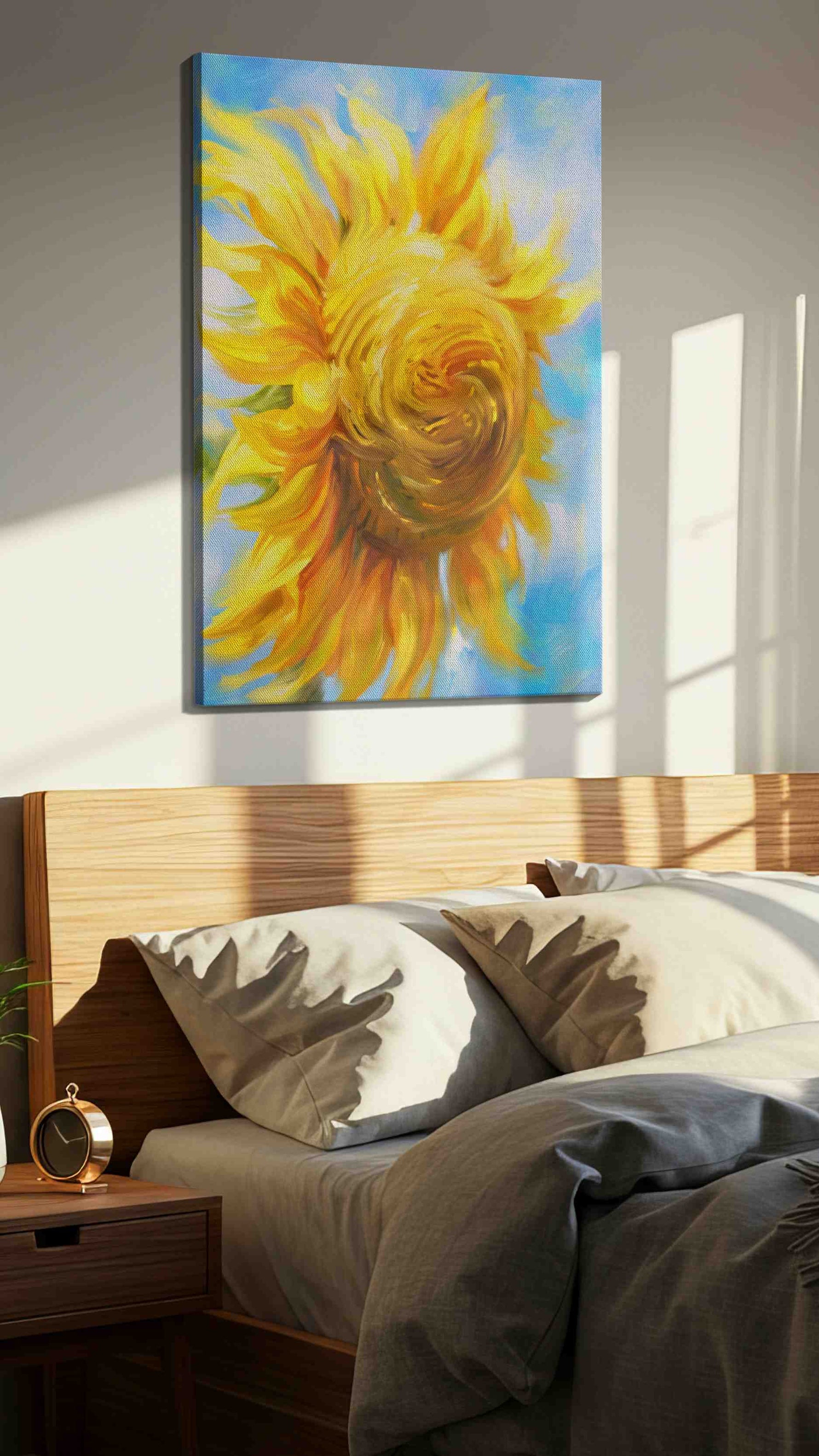 Whispers of the Sun – spring canvas wall art, gallery-wrapped, ready to hang