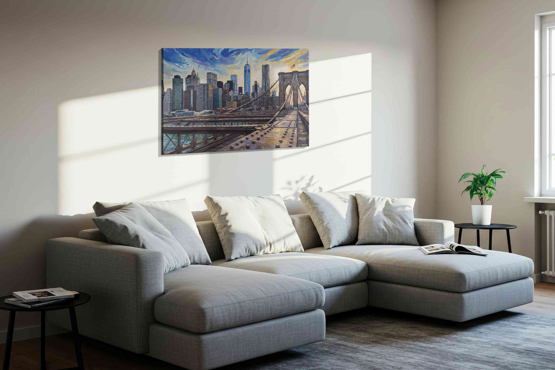 City Symphony at Dusk – urban canvas wall art, gallery-wrapped, ready to hang
