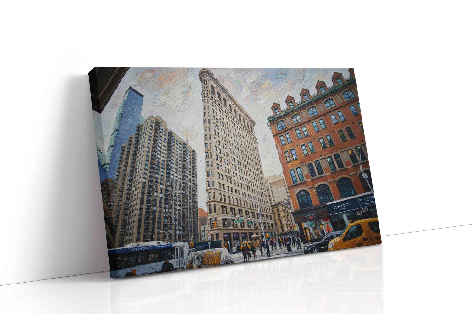 City Symphony at Dusk II urban canvas print, gallery-wrapped, ready to hang