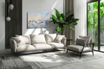 City in the Clouds urban canvas print, on wall, lifestyle preview