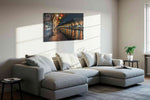 Reflections of a Lanterned Night urban canvas print, gallery-wrapped, ready to hang — view 2